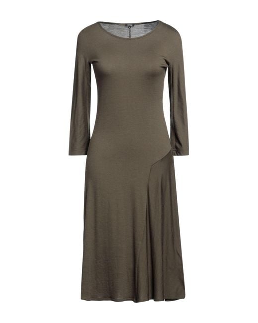 Aspesi Gray Midi Dress