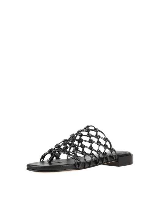 Vic Matié Black Thong Sandal