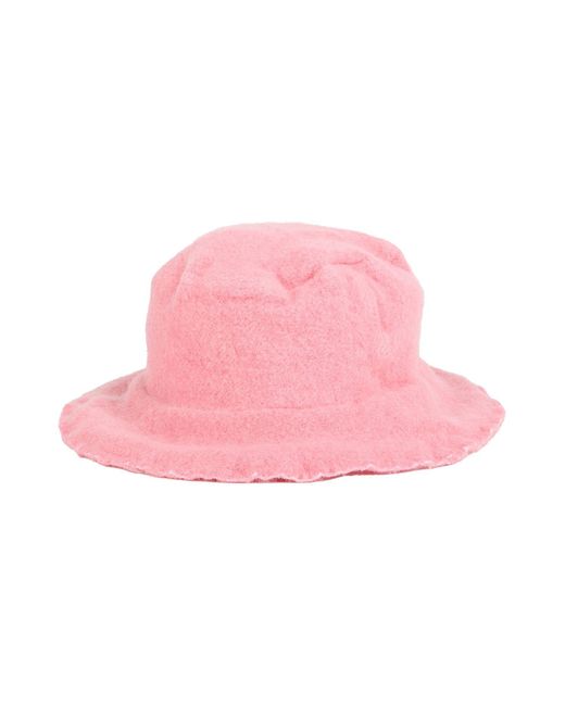 Comme des Garçons Pink Hat Wool, Nylon for men