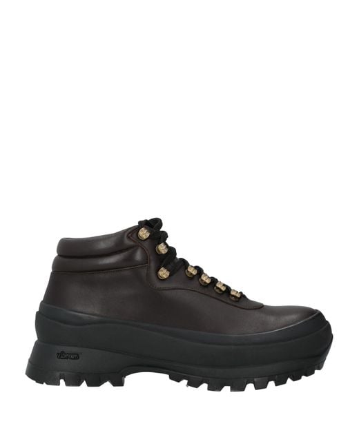 Jil Sander Black Ankle Boots