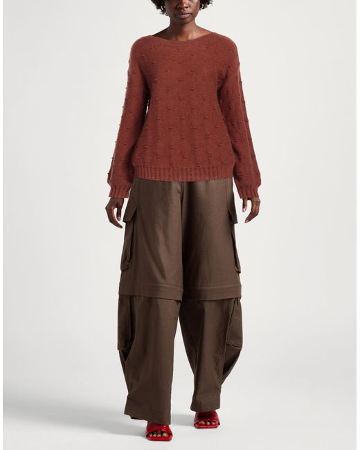 Manila Grace Brown Pullover