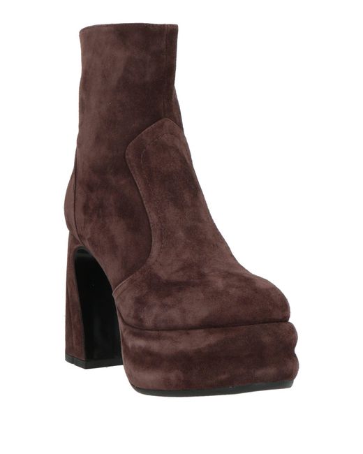 Jeannot Brown Ankle Boots Leather
