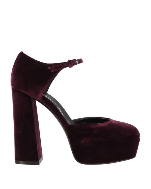 Sergio Rossi Black Pumps Textile Fibers