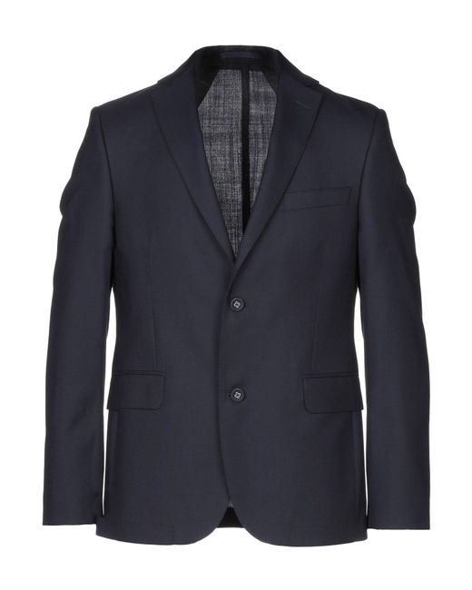 Officine Generale Blue Suit Jacket for men