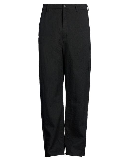 Poeme Bohemien Black Pants Wool for men