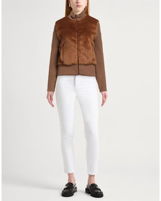 Drumohr Brown Shearling & Teddy