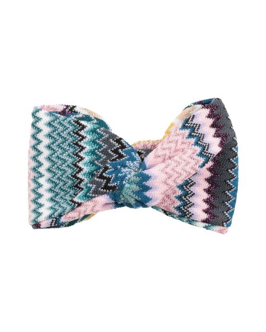 Missoni Blue Hair Accessory Wool, Viscose, Polyester