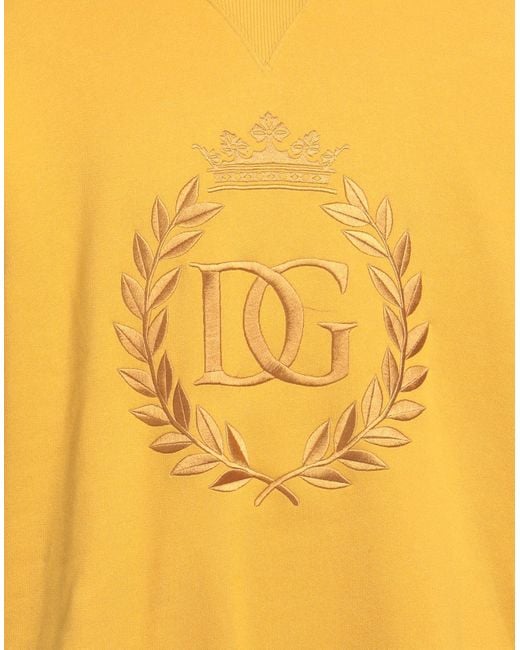 Dolce & Gabbana Sweatshirt in Yellow für Herren