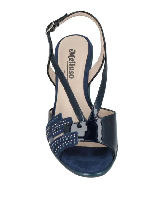 Melluso Blue Sandals Leather