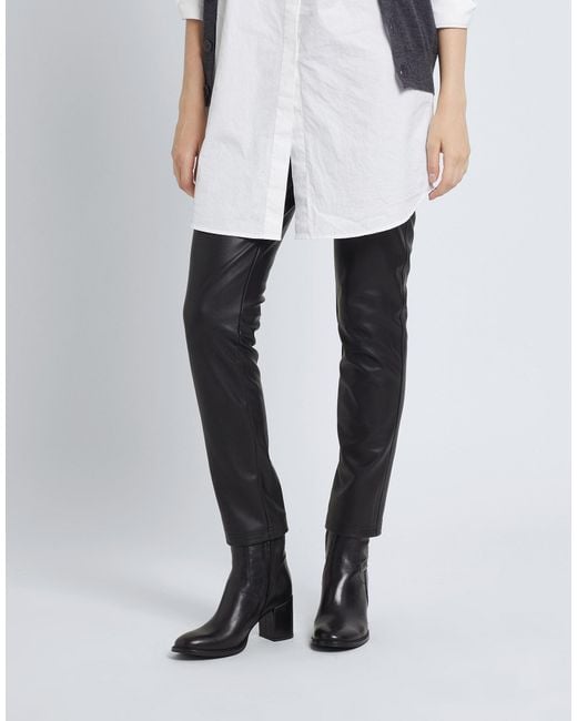 8 by YOOX Black Ankle Boots