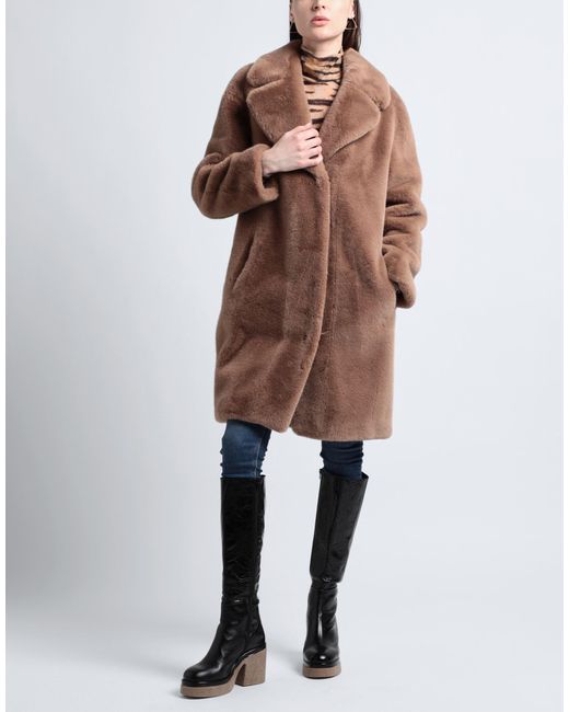 Stand Studio Brown Shearling & Teddy