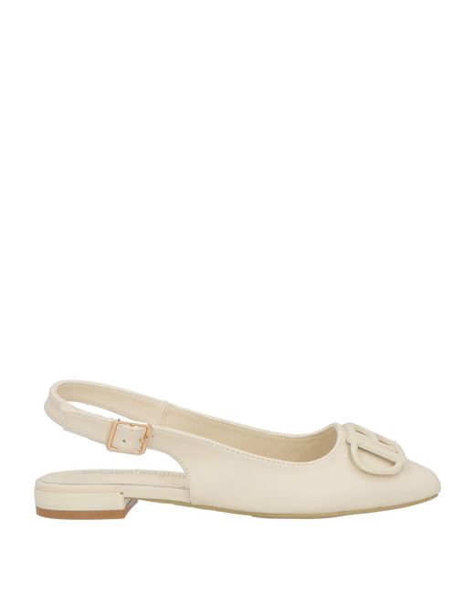 Laura Biagiotti Natural Ballet Flats