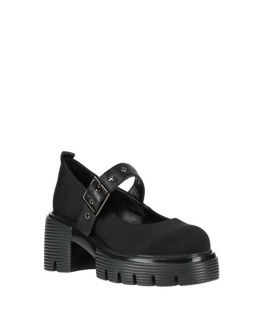 Jeannot Black Pumps Textile Fibers, Leather