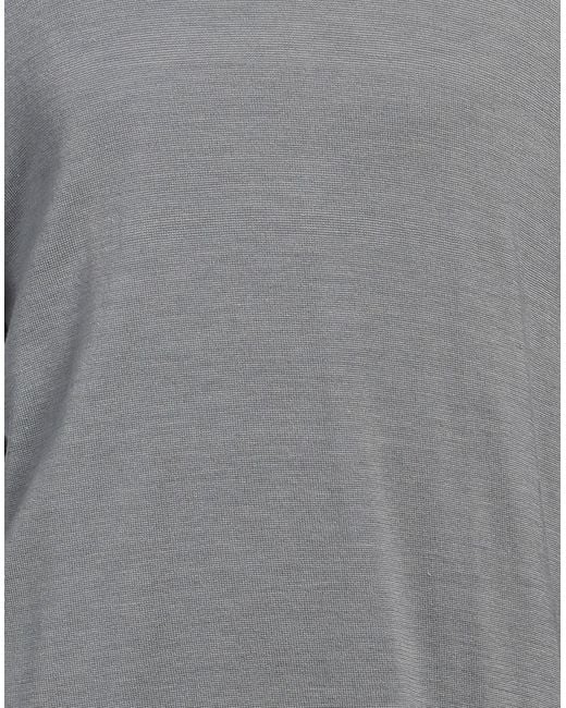 Officine Generale Gray Sweater Merino Wool, Cupro for men