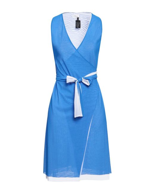 Fisico Blue Mini Dress