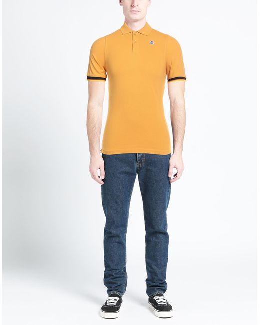 K-Way Yellow Polo Shirt for men
