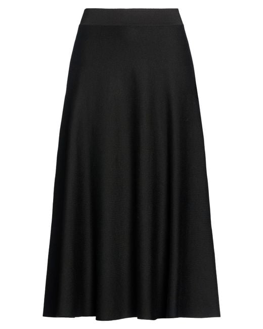 Gentry Portofino Black Midi Skirt