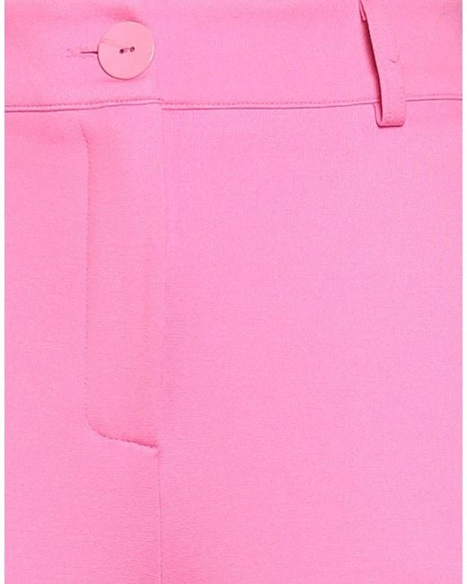 Nenette Pink Pants Viscose, Polyamide, Elastane