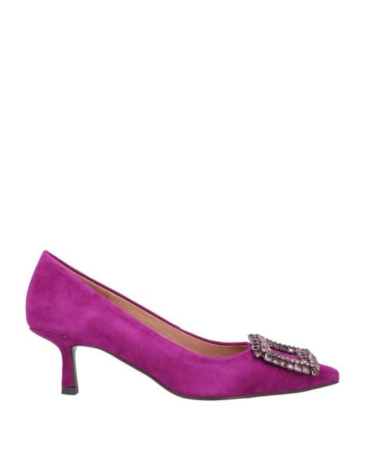 Bibi Lou Purple Pumps