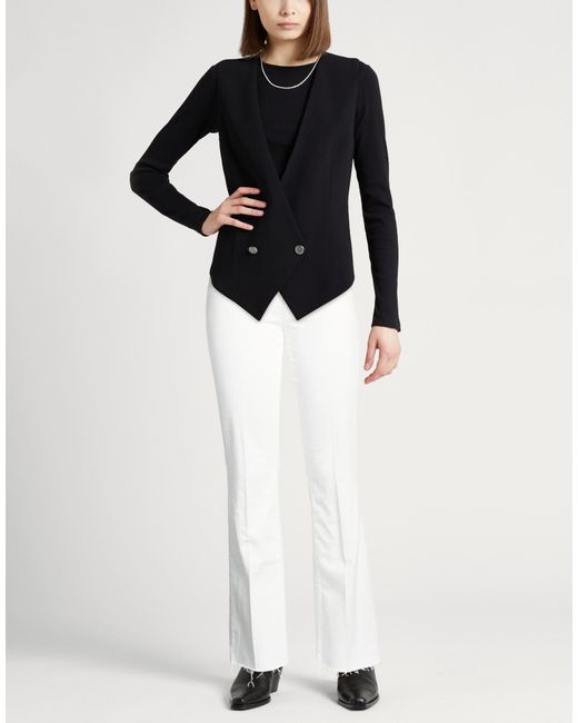Liu Jo White Pants Cotton, Elastane