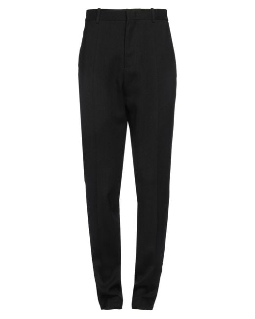 Jil Sander Black Pants Virgin Wool for men