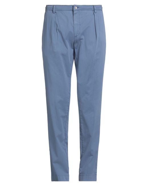 Hackett Blue Pants Lyocell, Cotton, Elastane for men