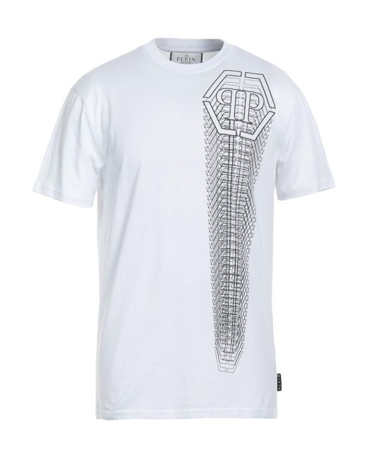 Philipp Plein White T-Shirt Cotton for men
