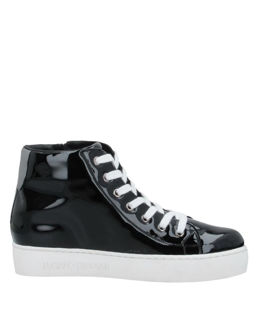 Luciano Padovan Black Sneakers Soft Leather