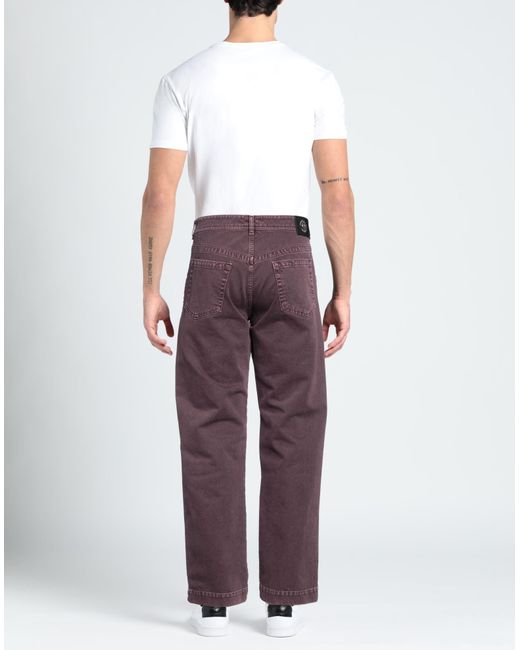 Versace Purple Deep Jeans Cotton for men