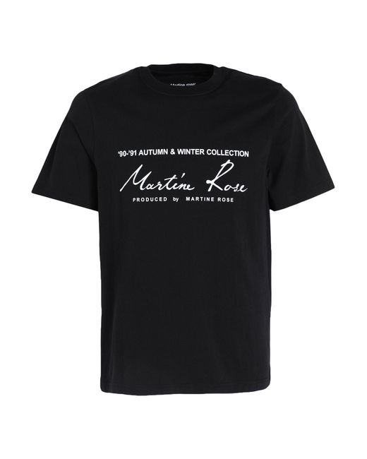 Martine Rose Black T-shirt for men