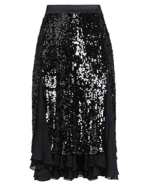 Khaite Black Midi Skirt