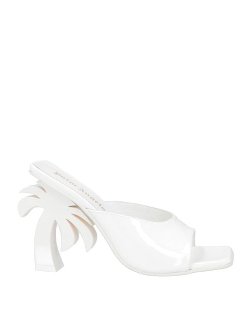 Palm Angels White Sandale