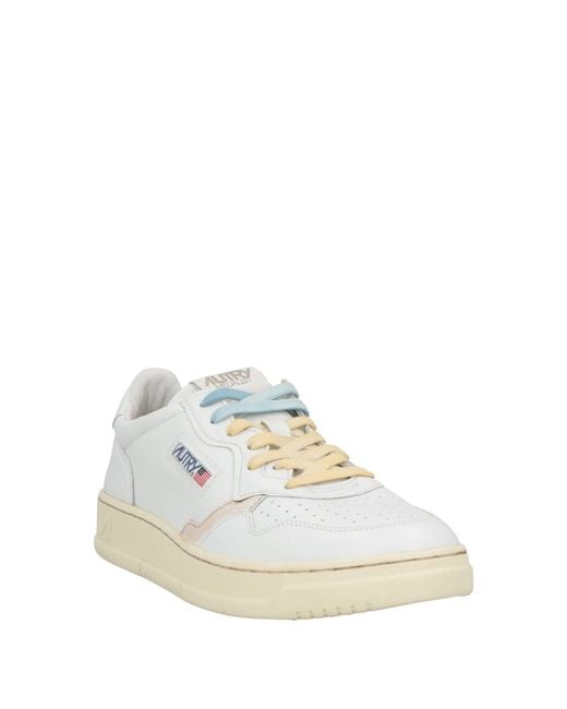 Autry White Sneakers Leather for men