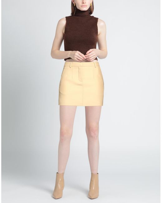 Lanvin Natural Mini Skirt