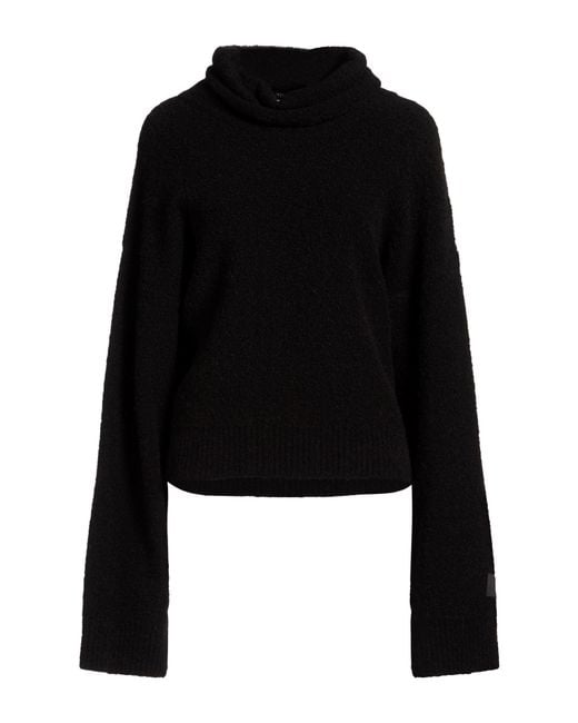 Iceberg Black Turtleneck Virgin Wool, Polyamide