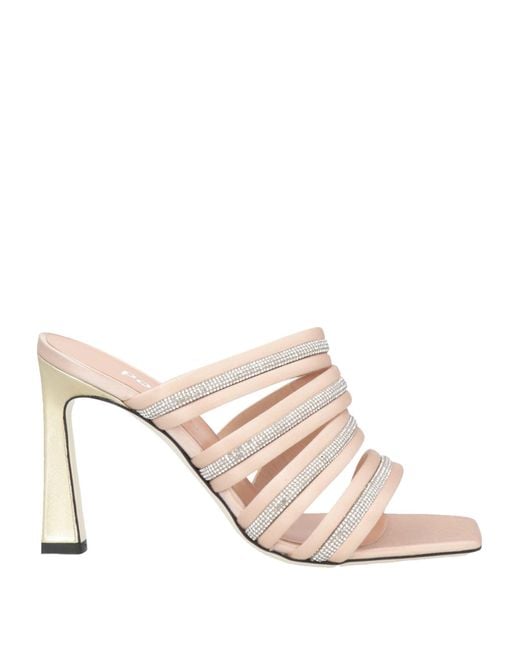 Pollini White Sandale