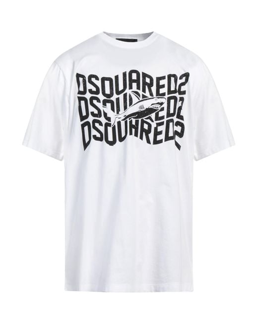 DSquared² White T-shirt for men