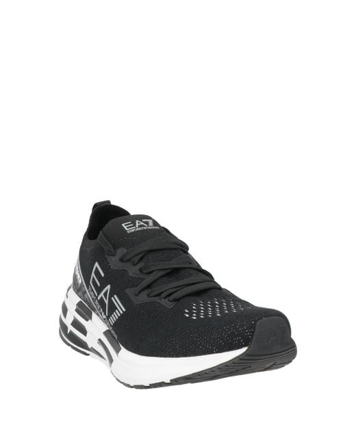 EA7 Black Trainers for men