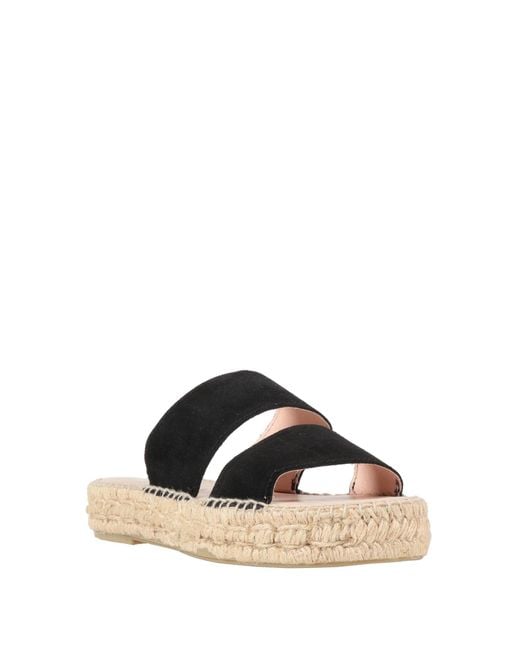 Manebí Black Espadrilles Leather