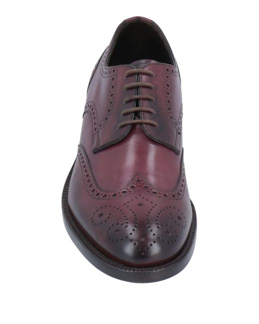 Zapatos de cordones Fratelli Rossetti de hombre de color Purple