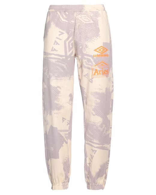 Aries X Umbro White Trouser for men