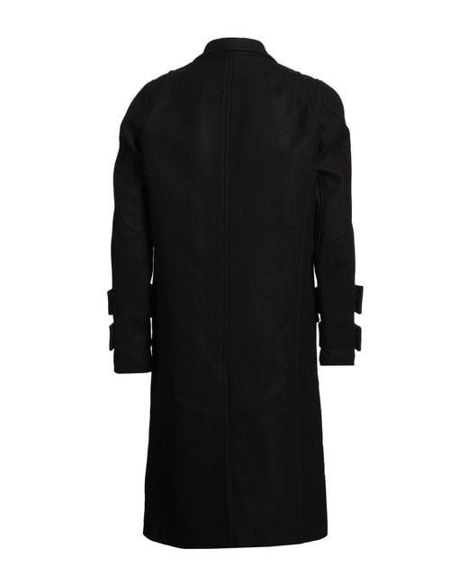 Abrigo Balmain de hombre de color Black