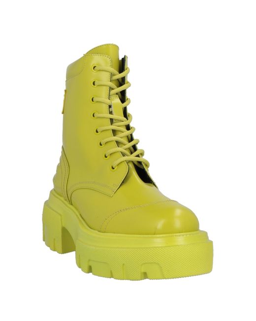 MSGM Yellow Ankle Boots
