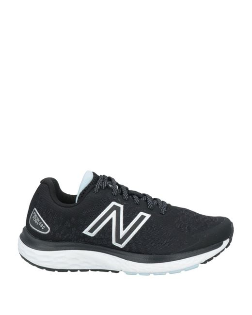 New Balance Black Sneakers Textile Fibers