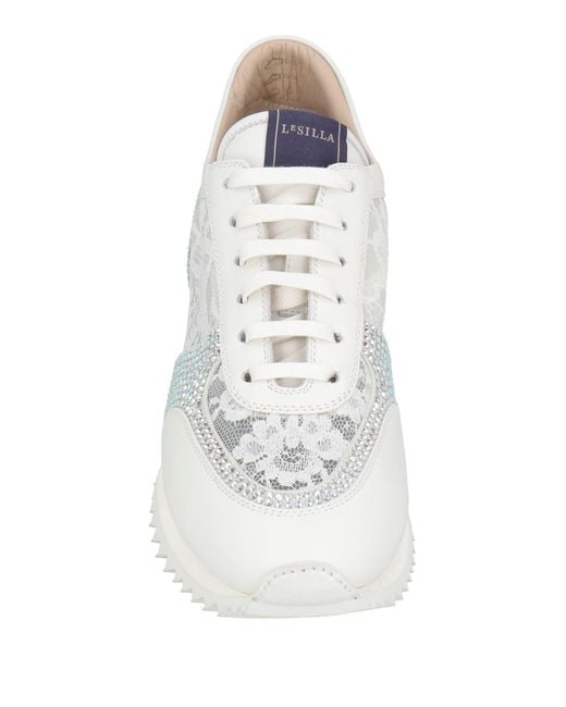 Le Silla White Trainers