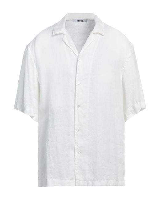 Grifoni Hemd in White für Herren