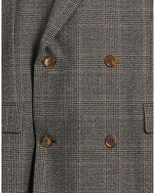 Lanvin Gray Blazer Virgin Wool for men
