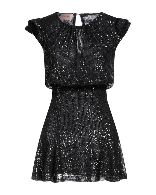 Le twins Black Mini-Kleid