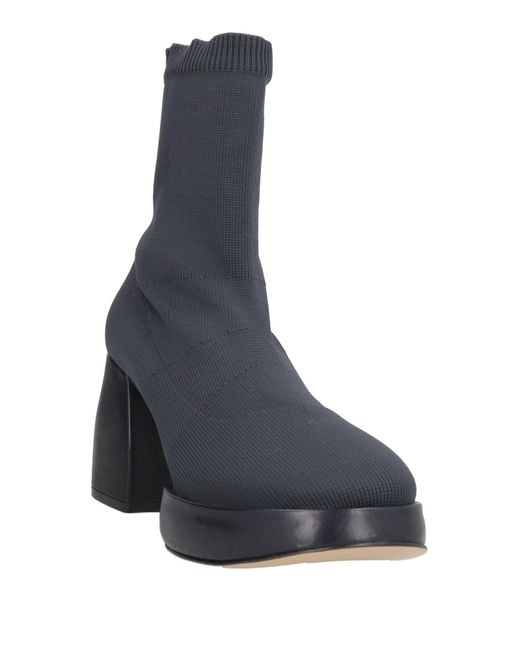 Malloni Blue Ankle Boots