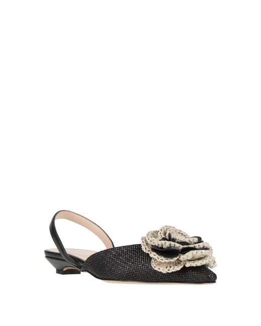 Ovyè Black Ballet Flats